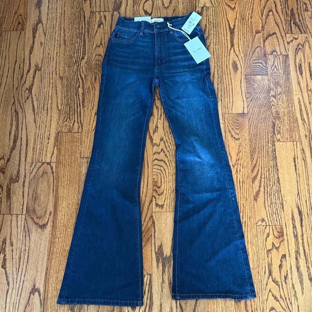 DL1961 Deep Blue Flare Jeans NWT